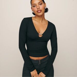 Reformation Zora Knit Top